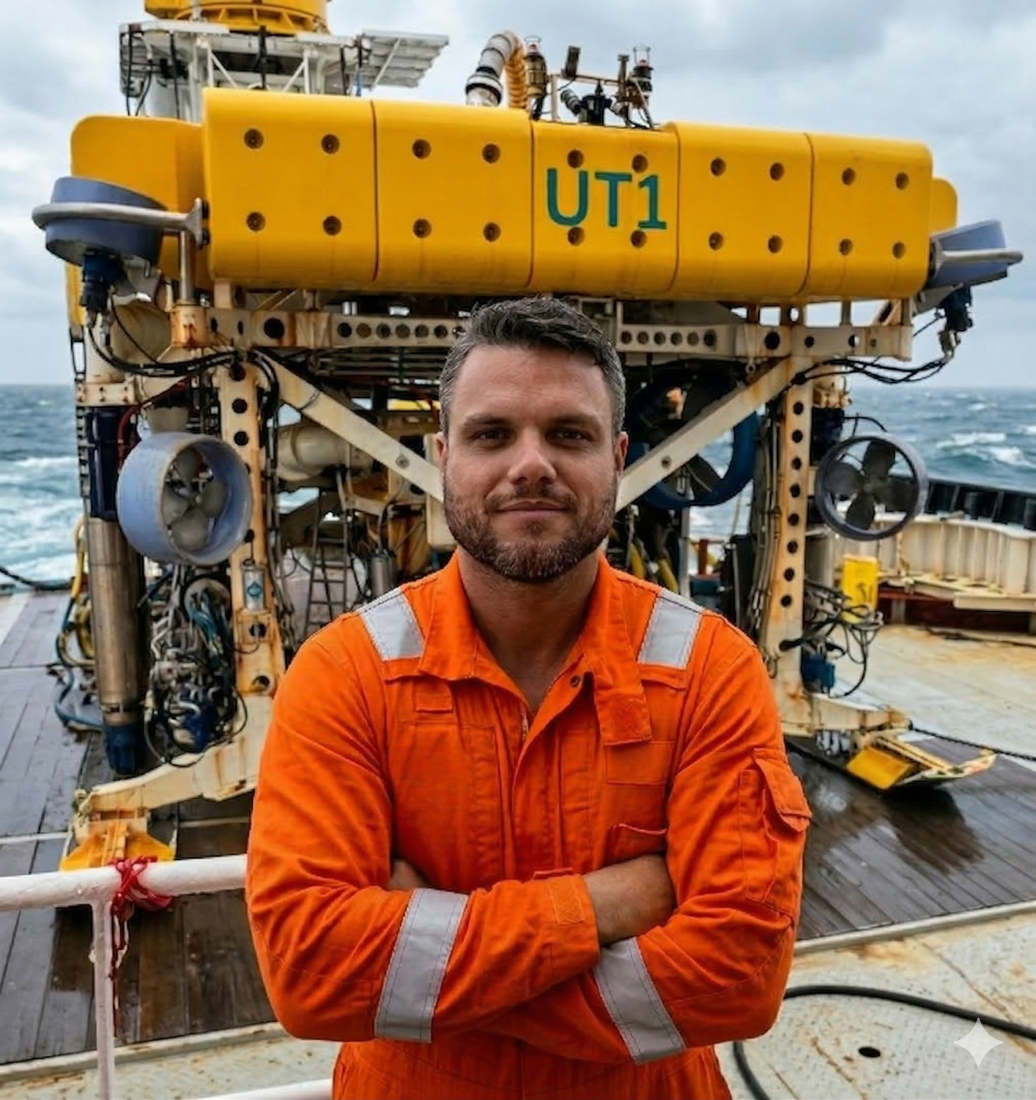 Marcelo Gaspar, piloto de ROV